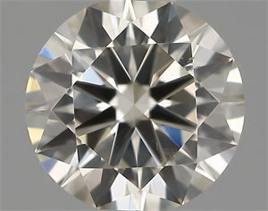 Picture of Natural Diamond 0.51 Carats, Round with Very Good Cut, I Color, SI1 Clarity and Certified by IGI