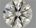 Natural Diamond 0.40 Carats, Round with Excellent Cut, I Color, SI1 Clarity and Certified by IGI