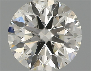 Picture of Natural Diamond 0.40 Carats, Round with Excellent Cut, I Color, SI1 Clarity and Certified by IGI