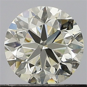 Picture of Natural Diamond 0.40 Carats, Round with Very Good Cut, K Color, VVS1 Clarity and Certified by GIA