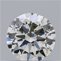 Natural Diamond 0.50 Carats, Round with Good Cut, J Color, SI2 Clarity and Certified by GIA