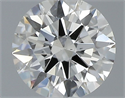 Natural Diamond 0.41 Carats, Round with Excellent Cut, H Color, SI1 Clarity and Certified by GIA