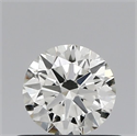 Natural Diamond 0.50 Carats, Round with Excellent Cut, I Color, VS1 Clarity and Certified by IGI