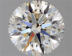 Picture of Natural Diamond 2.03 Carats, Round with Excellent Cut, I Color, VVS1 Clarity and Certified by GIA