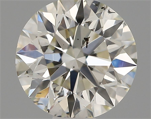 Picture of Natural Diamond 0.54 Carats, Round with Excellent Cut, H Color, SI1 Clarity and Certified by IGI