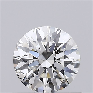 Picture of Natural Diamond 0.41 Carats, Round with Excellent Cut, H Color, SI2 Clarity and Certified by GIA