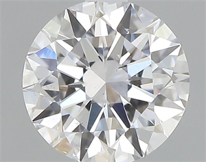 Picture of Natural Diamond 0.42 Carats, Round with Excellent Cut, D Color, SI1 Clarity and Certified by GIA