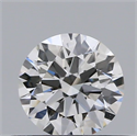 Natural Diamond 0.40 Carats, Round with Excellent Cut, F Color, VS2 Clarity and Certified by GIA