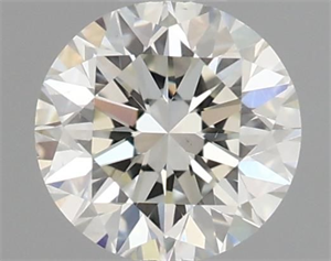 Picture of Natural Diamond 0.50 Carats, Round with Very Good Cut, H Color, VS1 Clarity and Certified by IGI