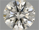 Natural Diamond 0.40 Carats, Round with Excellent Cut, I Color, VS2 Clarity and Certified by IGI