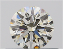 Natural Diamond 0.40 Carats, Round with Excellent Cut, I Color, SI1 Clarity and Certified by GIA