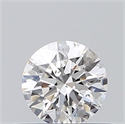 Natural Diamond 0.40 Carats, Round with Excellent Cut, F Color, SI1 Clarity and Certified by GIA