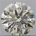 Natural Diamond 0.40 Carats, Round with Excellent Cut, H Color, VS2 Clarity and Certified by GIA