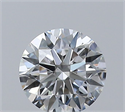 Natural Diamond 0.42 Carats, Round with Excellent Cut, F Color, VS2 Clarity and Certified by GIA