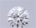 Natural Diamond 0.50 Carats, Round with Excellent Cut, H Color, I1 Clarity and Certified by GIA