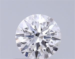 Picture of Natural Diamond 0.50 Carats, Round with Excellent Cut, H Color, I1 Clarity and Certified by GIA