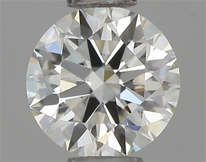 Picture of Natural Diamond 0.40 Carats, Round with Excellent Cut, I Color, VVS1 Clarity and Certified by IGI