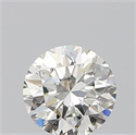 Natural Diamond 0.40 Carats, Round with Very Good Cut, J Color, VS1 Clarity and Certified by GIA