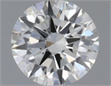 Natural Diamond 0.50 Carats, Round with Excellent Cut, J Color, I1 Clarity and Certified by GIA