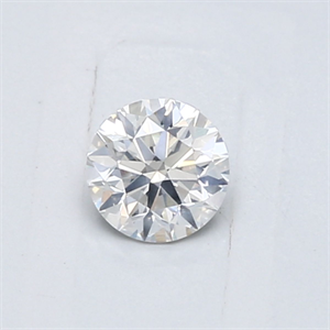 Picture of Natural Diamond 0.43 Carats, Round with Very Good Cut, F Color, I1 Clarity and Certified by GIA