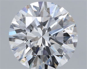 Picture of Natural Diamond 3.73 Carats, Round with Excellent Cut, D Color, VVS1 Clarity and Certified by GIA