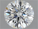 Natural Diamond 1.51 Carats, Round with Excellent Cut, H Color, IF Clarity and Certified by GIA