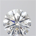 Natural Diamond 0.44 Carats, Round with Excellent Cut, E Color, VVS2 Clarity and Certified by GIA