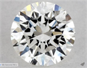 Natural Diamond 0.40 Carats, Round with Excellent Cut, H Color, VS2 Clarity and Certified by GIA