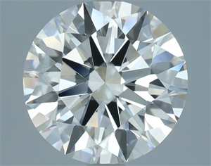 Picture of Natural Diamond 2.51 Carats, Round with Excellent Cut, I Color, VS1 Clarity and Certified by IGI