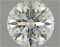 Natural Diamond 0.40 Carats, Round with Very Good Cut, H Color, SI1 Clarity and Certified by IGI