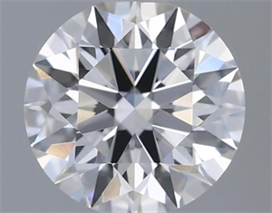 Picture of Natural Diamond 0.42 Carats, Round with Excellent Cut, G Color, VVS2 Clarity and Certified by GIA