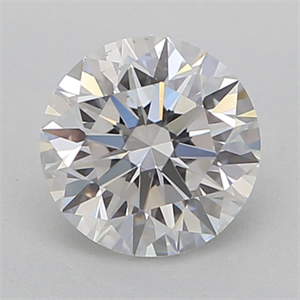 Picture of Natural Diamond 0.40 Carats, Round with Excellent Cut, E Color, VS2 Clarity and Certified by GIA