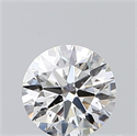 Natural Diamond 0.40 Carats, Round with Excellent Cut, F Color, SI1 Clarity and Certified by GIA