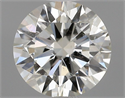 Natural Diamond 0.50 Carats, Round with Excellent Cut, J Color, SI2 Clarity and Certified by GIA