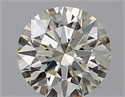 Natural Diamond 0.51 Carats, Round with Excellent Cut, I Color, VS1 Clarity and Certified by IGI