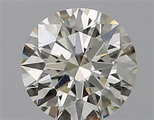 Picture of Natural Diamond 0.51 Carats, Round with Excellent Cut, I Color, VS1 Clarity and Certified by IGI