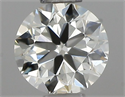 Natural Diamond 0.40 Carats, Round with Very Good Cut, J Color, VVS1 Clarity and Certified by IGI