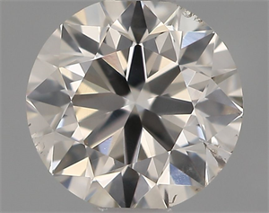 Picture of Natural Diamond 0.50 Carats, Round with Excellent Cut, J Color, SI1 Clarity and Certified by IGI