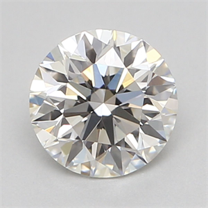 Picture of Natural Diamond 0.40 Carats, Round with Excellent Cut, I Color, VS1 Clarity and Certified by GIA