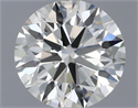 Natural Diamond 0.41 Carats, Round with Excellent Cut, I Color, VS1 Clarity and Certified by IGI