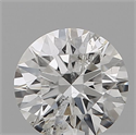 Natural Diamond 0.52 Carats, Round with Excellent Cut, H Color, I1 Clarity and Certified by GIA