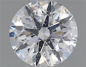 Picture of Natural Diamond 0.40 Carats, Round with Excellent Cut, D Color, I1 Clarity and Certified by GIA