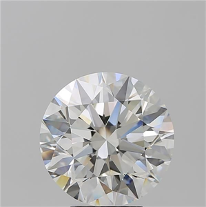 Picture of Natural Diamond 5.01 Carats, Round with Excellent Cut, I Color, VS1 Clarity and Certified by GIA