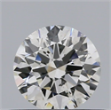 Natural Diamond 0.42 Carats, Round with Excellent Cut, I Color, SI2 Clarity and Certified by GIA