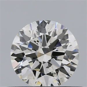 Picture of Natural Diamond 0.42 Carats, Round with Excellent Cut, I Color, SI2 Clarity and Certified by GIA