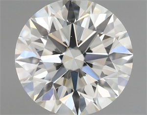 Picture of Natural Diamond 0.40 Carats, Round with Excellent Cut, K Color, VS1 Clarity and Certified by GIA