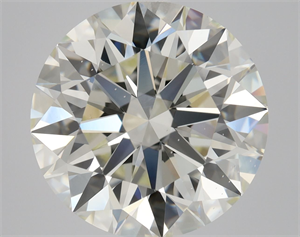 Picture of Natural Diamond 4.28 Carats, Round with Excellent Cut, I Color, VS2 Clarity and Certified by IGI