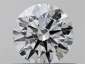 Picture of Natural Diamond 0.40 Carats, Round with Excellent Cut, I Color, SI1 Clarity and Certified by GIA