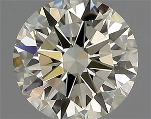 Picture of Natural Diamond 0.51 Carats, Round with Excellent Cut, K Color, VVS2 Clarity and Certified by IGI