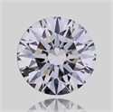 Natural Diamond 0.40 Carats, Round with Excellent Cut, J Color, VVS2 Clarity and Certified by GIA